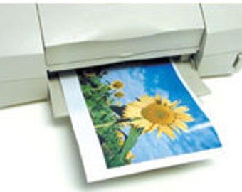 25 Sheets MAGNETIC PAPER - printable magnet sheets - 8.5"x11" - Free shipping!