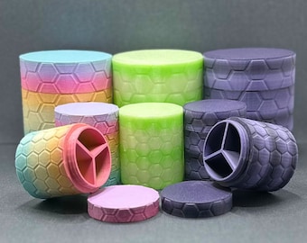 Hex Stash Jars