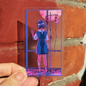 Rei Room Sticker - Clear UV-Proof, Waterproof Vinyl Sticker