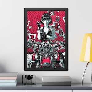 Son Altesse - Makoto Nijima - affiche 12 x 18 pouces, 16 x 24 pouces, 24 x 36 pouces - persona 5, illustration, impression, anime, art, jeux, vélo, rouge