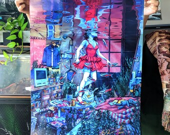 アートポスター アーウィン・ブルーメンフェルド エキシビジョンポスター アートポスター ヘルムート・ニュートン ポラロイド