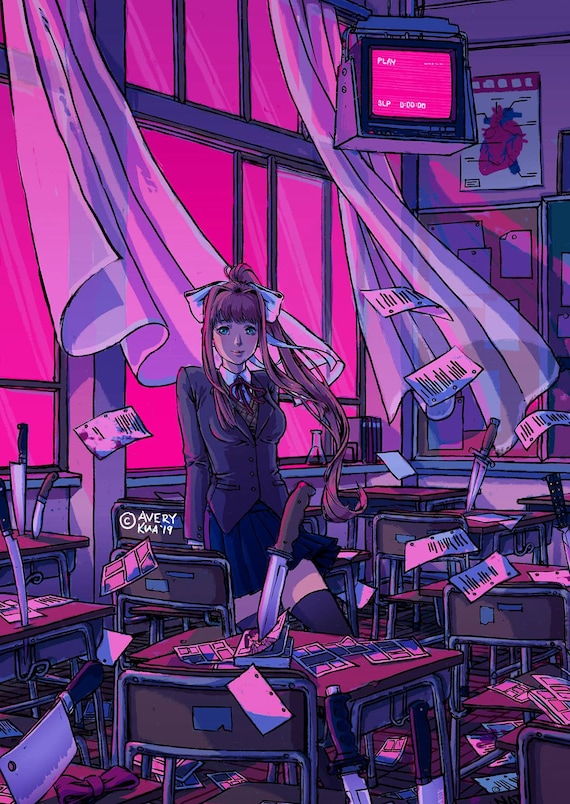 doki doki littérature club my oc Miss anime - Illustrations ART street