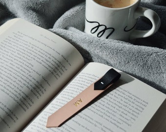 Vegetable Tanned Leather Bookmark: Gift for Book Lovers