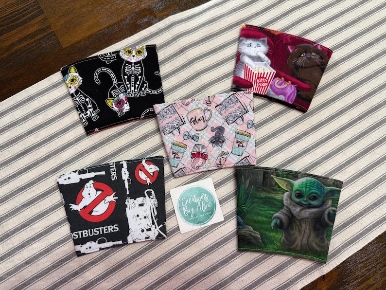 Coffee Sleeve | Cup Sleeve | Reversible image 12