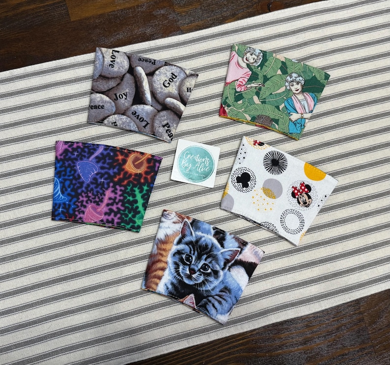 Coffee Sleeve | Cup Sleeve | Reversible image 7