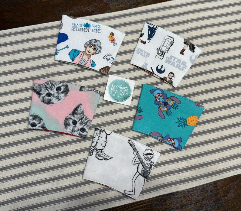 Coffee Sleeve | Cup Sleeve | Reversible image 4