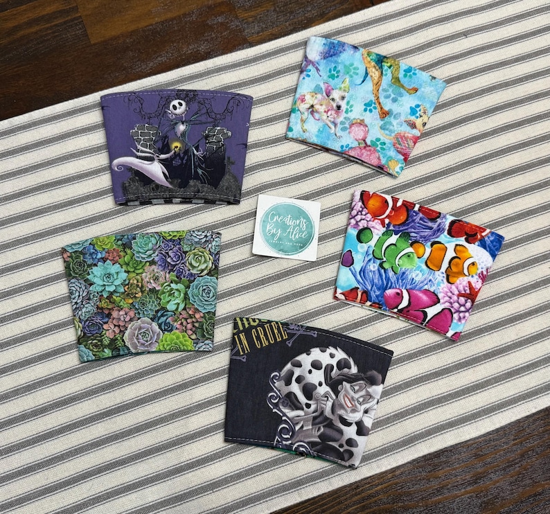 Coffee Sleeve | Cup Sleeve | Reversible image 8