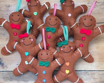 Felt Gingerbread Decoration