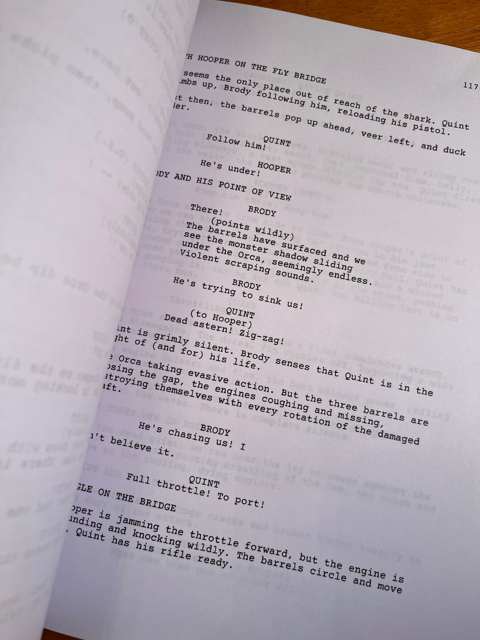 Jaws Script Castsigned Autograph Reprints Jaws Etsy