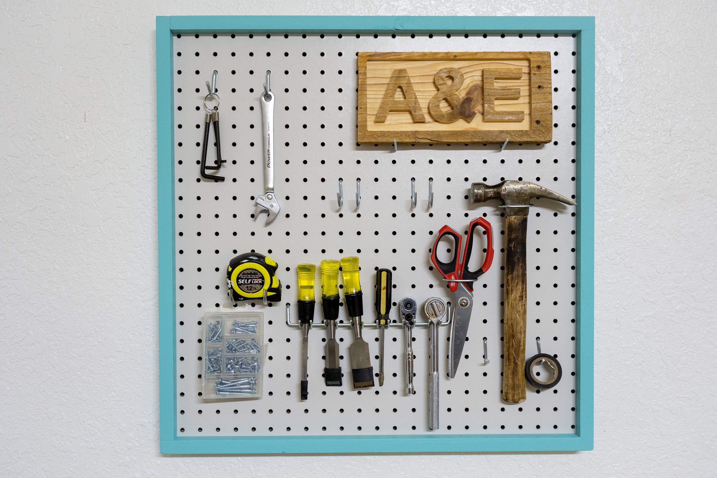 Peg Board Organizer for Crafts Tools Jewelry Nursery Etsy
