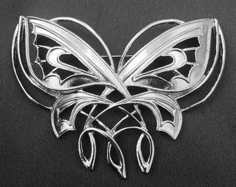 Arwen Evenstar Butterfly Brooch Pin Lord Rings LOTR Silver Celtic Fae Elven Arwen Evenstar Butterfly Brooch Pin Lord Rings LOTR Silver Celtic Fae Elven