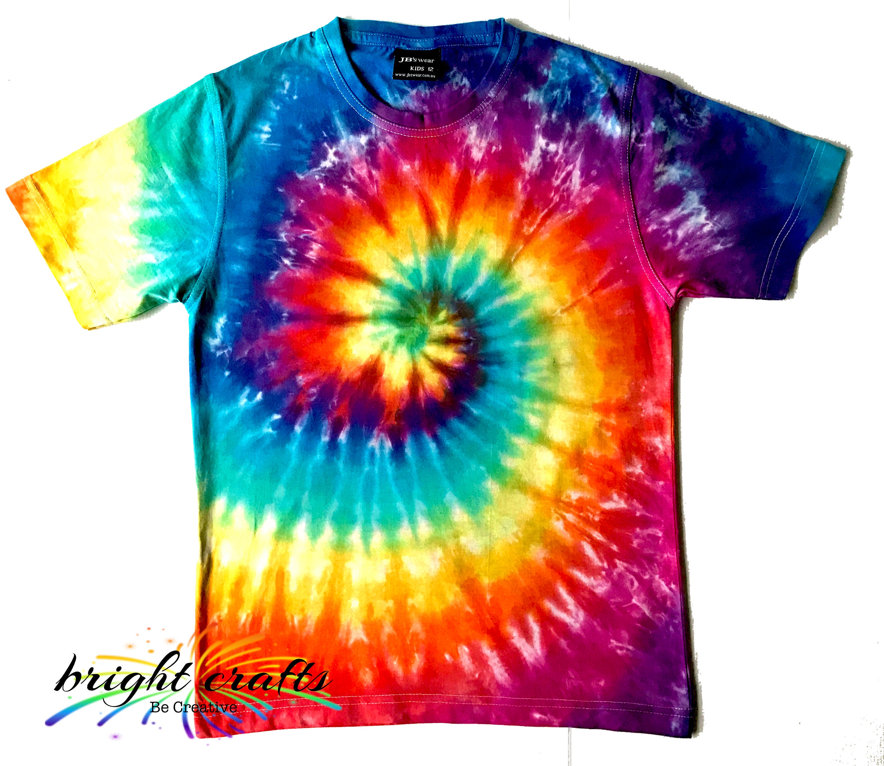 10 Colour Spectrum + Black Tie Dye Kit - Bright Crafts