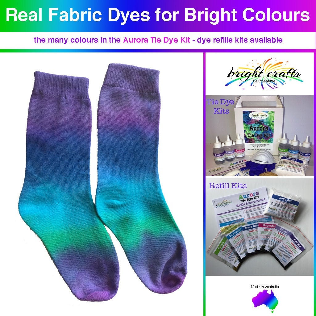 Aurora Tie Dye Kit Refill Professional Fabric Dye Kits Tie Etsy Australia