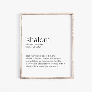 Shalom Svg, Hebrew Word Meaning Peace, Harmony Wholeness, Completeness,  Prosperity, Welfare, Tranquility, Hello And Goodbye. Jesus Is Shalom