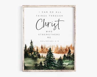 I Can Do All Things Through Christ Who Strengthens Me Philippians 4:13