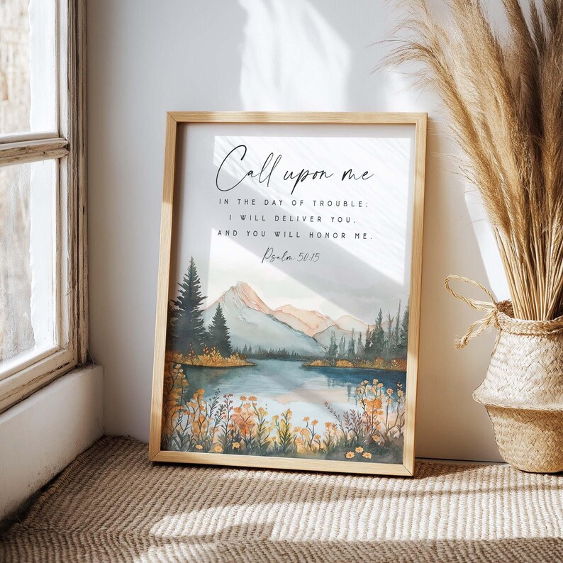 Psalm 5015 Call Upon Me in the Day of Trouble I Will Deliver You, and