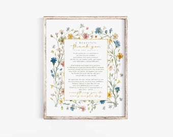 A Parents Thank You Printable Nursery Teachers Teaching Teacher's Day Wall Art Printable Gift Teacher Appreciation Letter End of Year gift
