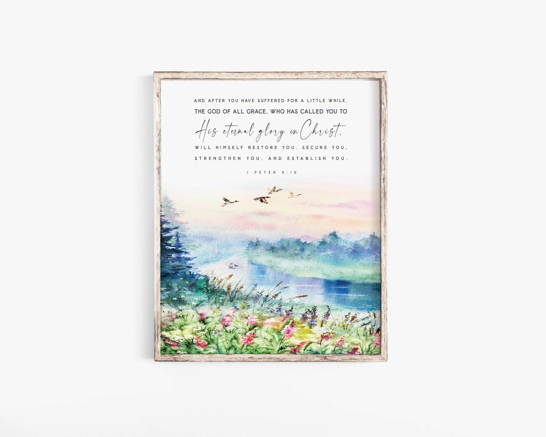 1 Peter 5 10 And After You Have Suffered For A Little While Bible Verse