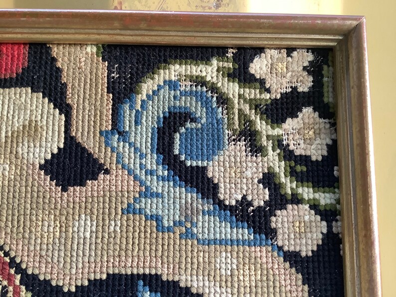 Wool Cross Stitch Tapestry, Framed Etsy UK