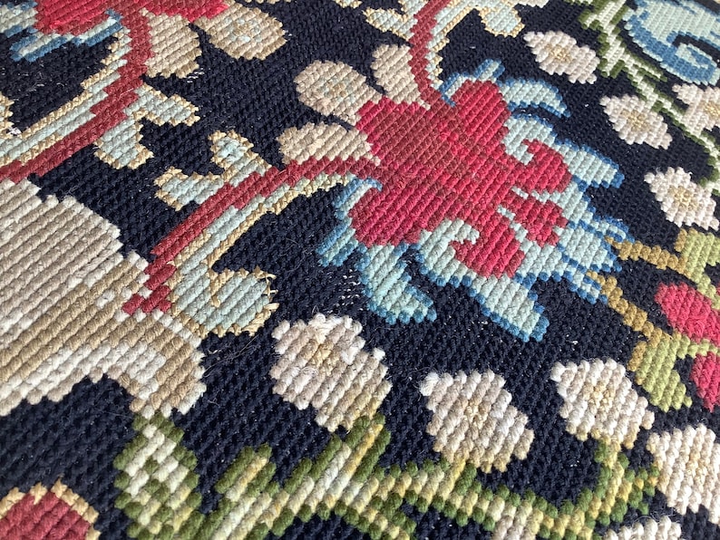 Wool Cross Stitch Tapestry, Framed Etsy UK