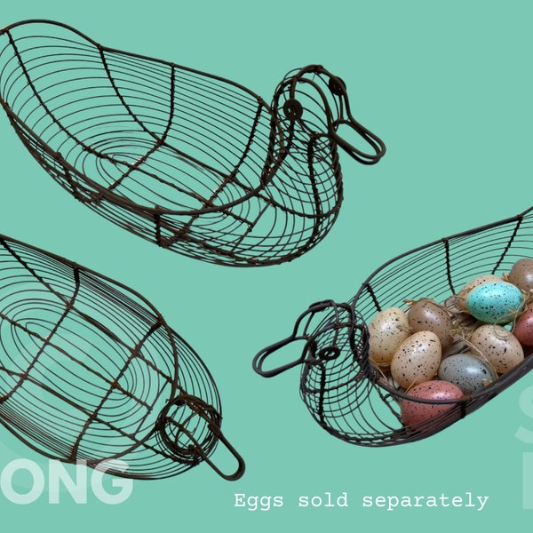 Vintage Wire Basket Etsy