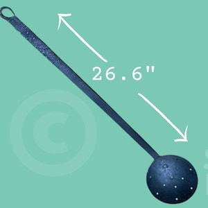 Vintage French Iron Passoire | Heritage Kitchen Display | Dramatic size 67cm