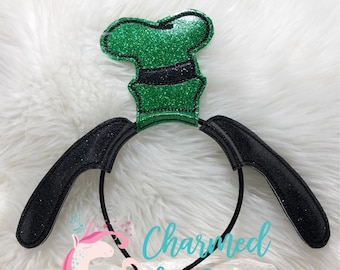 Custom glitter vinyl Goofy Disney Park Ears Inspired Mouse Minnie Mickey Ears, Princess Ears, Minnie Ears, Disney Princess, Adult Child ears