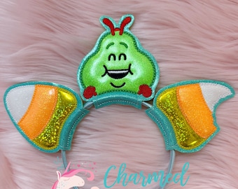 Glitter Heimlich  A Bug’s Life inspired Mouse Ears, Caterpillar Ears, Mouse Minnie Mickey Ears, Minnie Ears, adult child headband