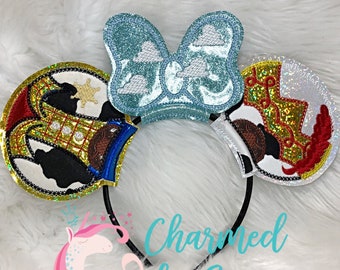 Toy Story Inspired Mouse Minnie Mickey Ears, Woody Ears, Jessie Ears Buzz Lightyear Ears, Andy Ears, Toy Ears, adult child headband