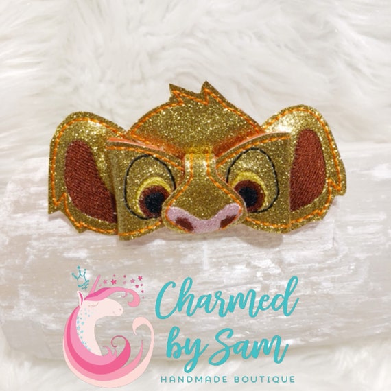 Disney The Lion King Simba Inspired Bow Simba Bow, Lion King Bow, Lion King Birthday, Lion King  main image 4