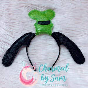 Custom glitter vinyl Goofy Disney Park Ears Inspired Mouse Minnie Mickey Ears, Princess Ears, Minnie Ears, Disney Princess, Adult Child ears