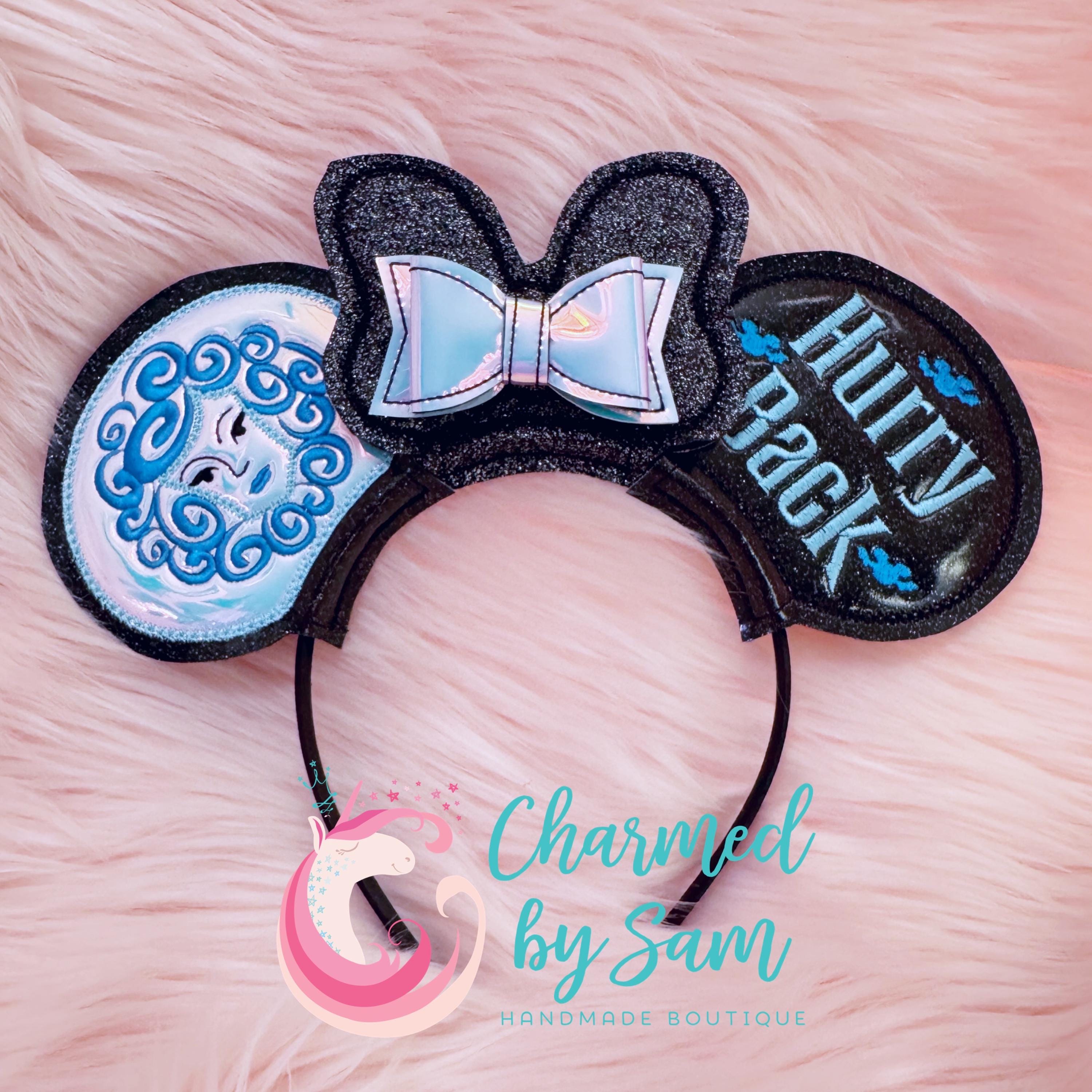 Handmade Disney Ears and Foolish Mortal Necklace Mickey Mouse Pearls Cranium Necklace-Belle Juri main image 4