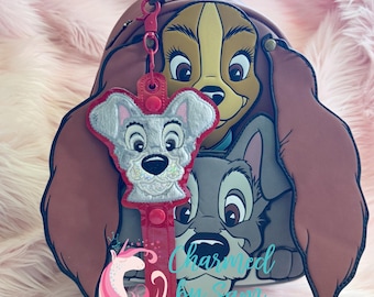Glitter Tramp Terrier, Lady and the Tramp Mouse Ears Holder, Cocker Spaniel Terrier Disney Dog Ears Holder