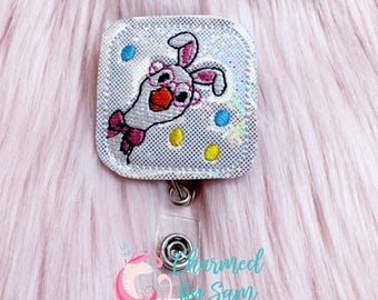 Cute Easter Goose retractable badge reel, medical field badge reel, nurse badge reel, healthcare badge reel, badge id holder