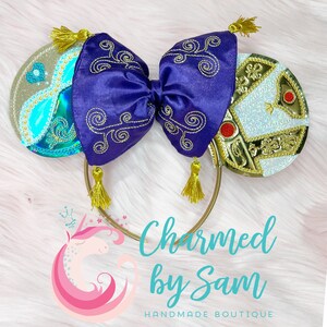 Custom Princess Jasmine Aladdin Minnie Mickey Ears, Disney  display picture 1