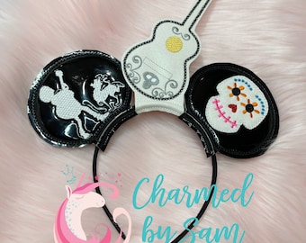 Orejas de Mickey y Minnie inspiradas en Coco, diadema para adulto y niño, orejas de sarape, Remember Me, orejas de Coco Mouse, orejas de Miguel Oscar, orejas de Poco Loco