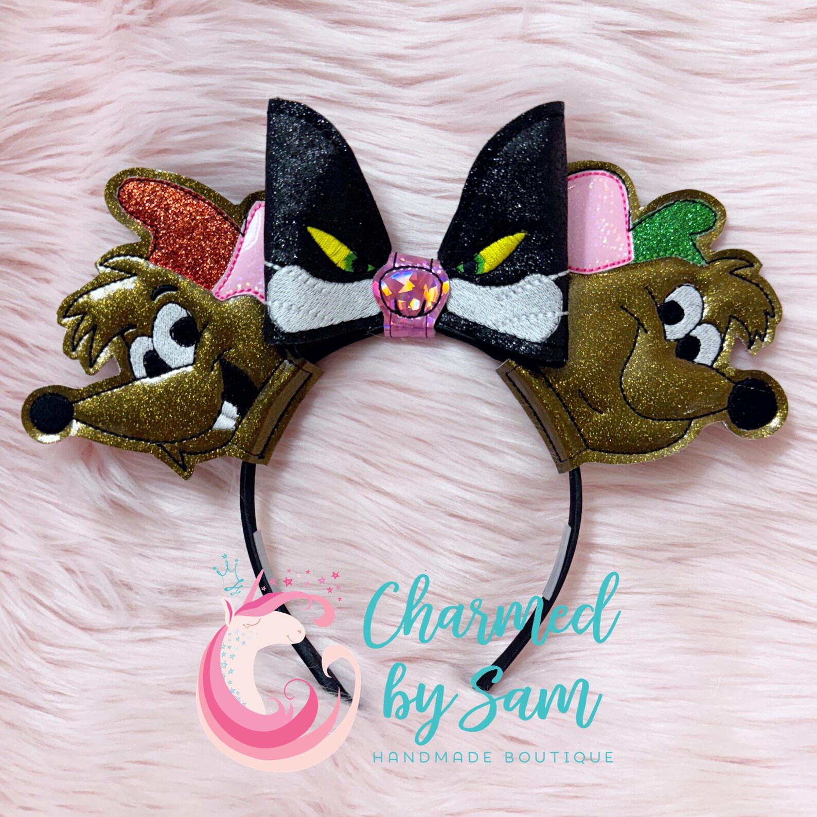Glitter Holographic Gus Gus Jaq Mice Lucifer Cat Mouse Cinderella ...