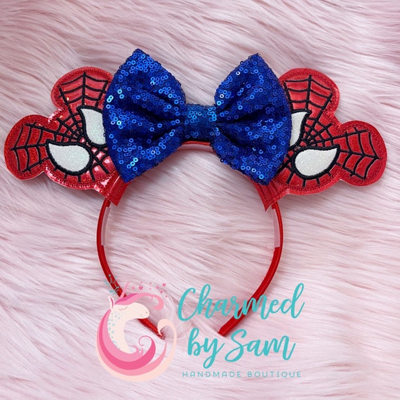 Spider-man Super Hero Inspired Mouse Minnie Mickey Ears 