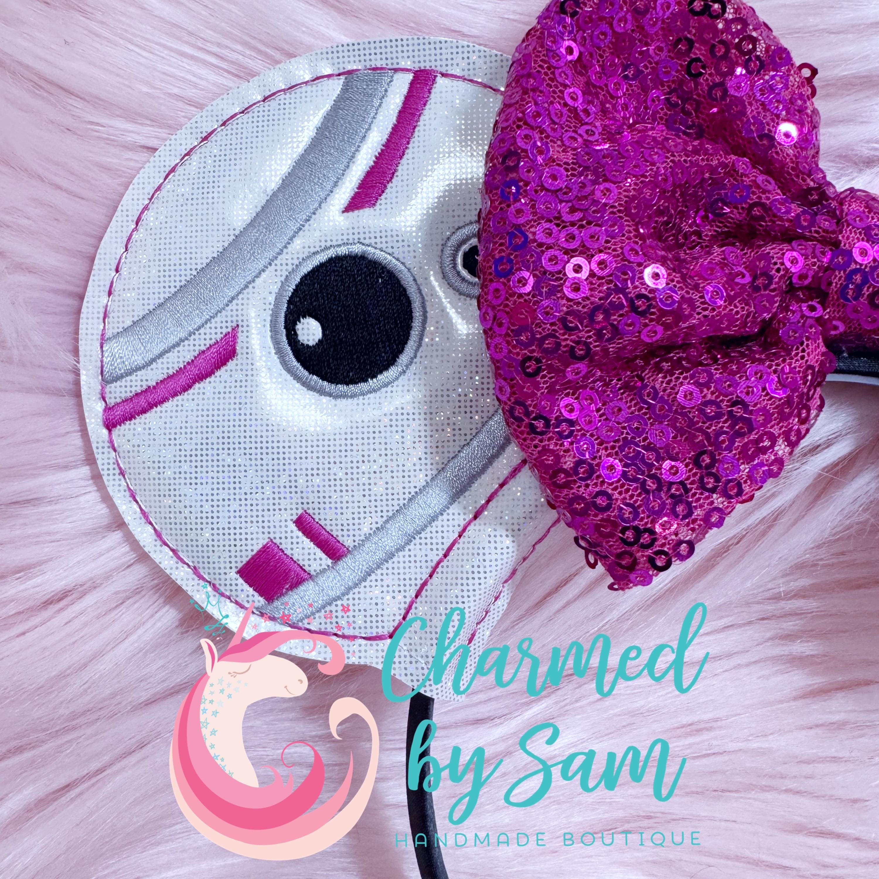 Custom Pink BB-8 BB8 Droid Star Wars Inspired Mouse Ears, Adult/child ...