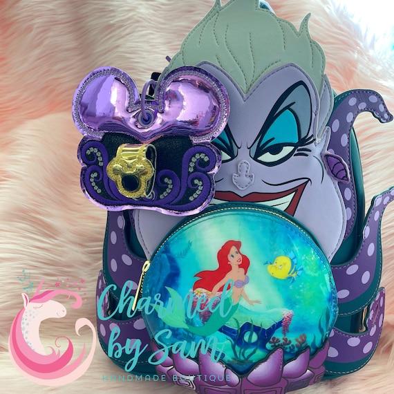 Ursula Sea Witch Ariel the Little Mermaid Glitter Vinyl  display picture 1