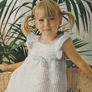 Girls Crochet Sundress Pattern: Toddler Dress (PDF Digital Download)