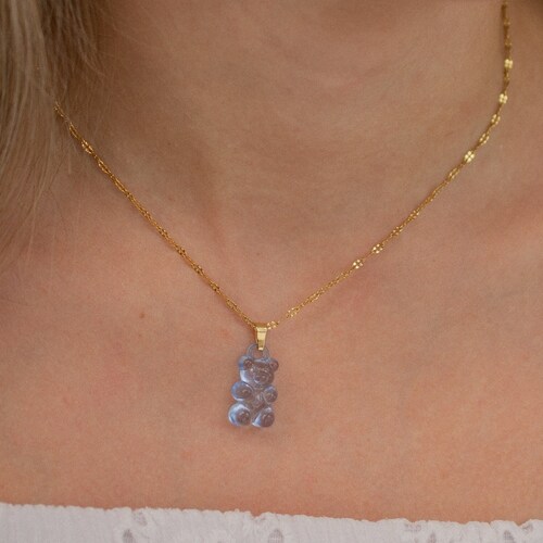 Gummy Bear Necklace Gift for Her Cute 