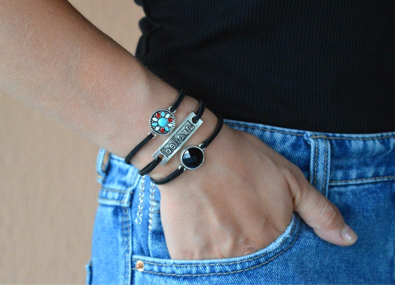 stacking bracelets bohemian bracelet Boho Bracelet tribal bracelet hippie jewellery hippie bracelet delicate bracelet Flower bracelet