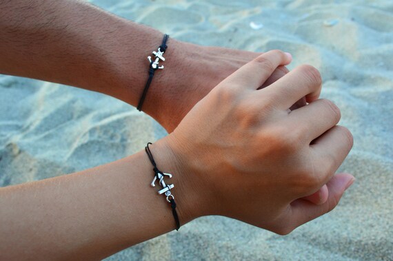 Couple Bracelets Couple Bracelets His and Her Couple | Etsy