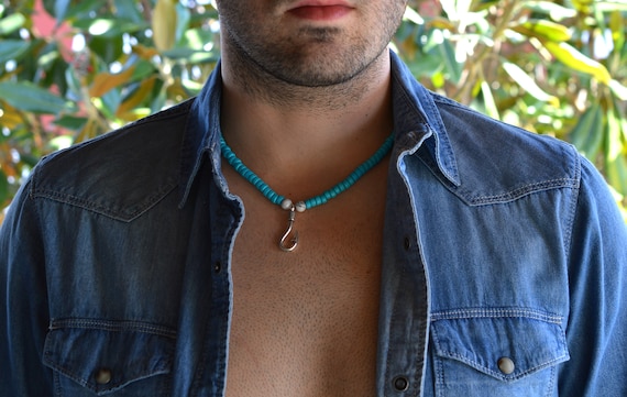 Mens Necklace Anchor Necklace Men 