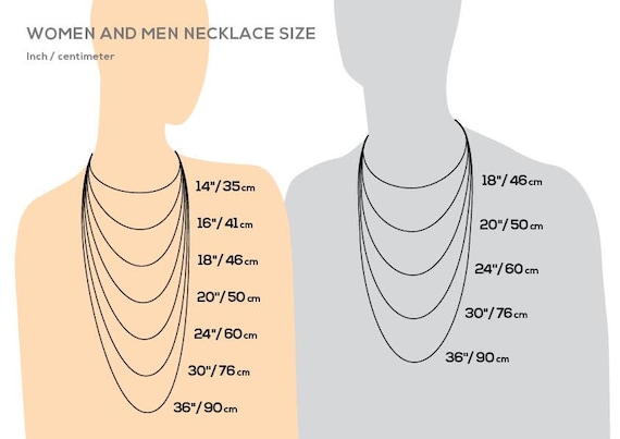 Men Necklace Size Clearance 58 Off Www Ingeniovirtual Com