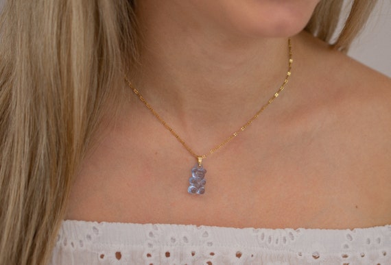 Gummy Bear Necklace Gift for Her Cute 
