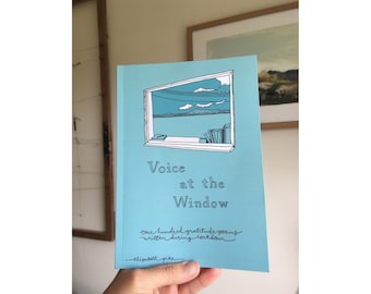 Voice at the Window: One hundred gratitude poems written during lockdown, Elisabeth Pike, poetry book, mindful gift idea, gratitude gift.