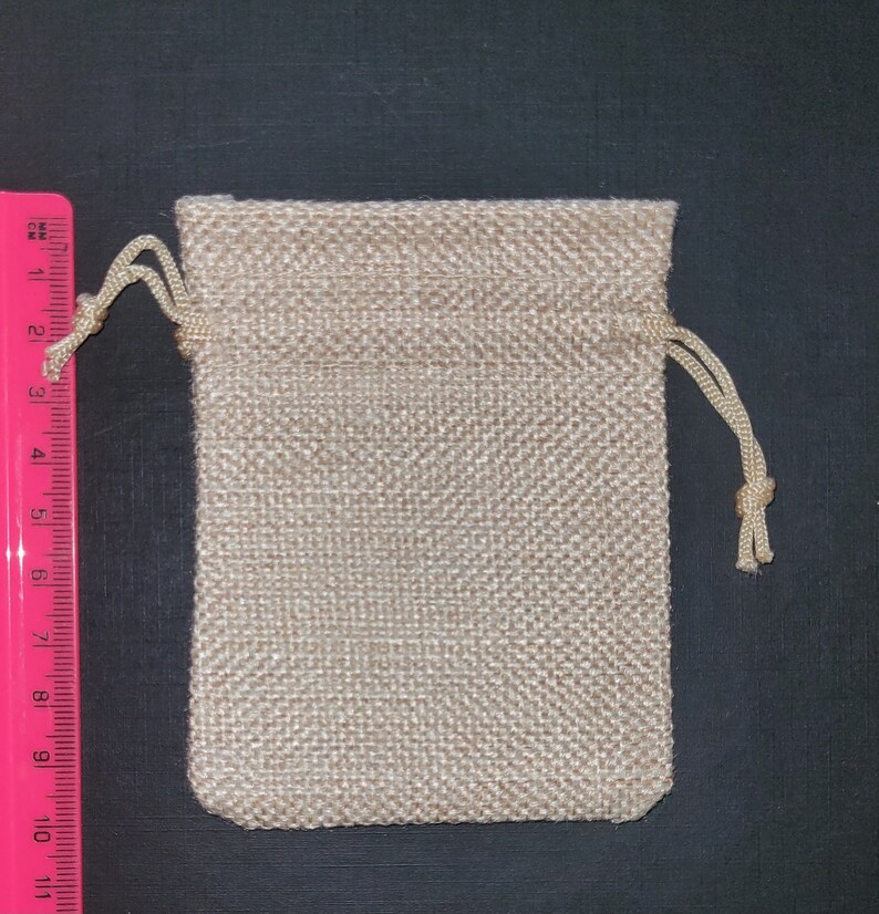 Mini Hessian Burlap Canvas Drawstring Bags Etsy UK