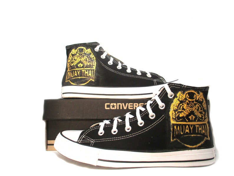 Muay Thai custom Converse shoes Style 
